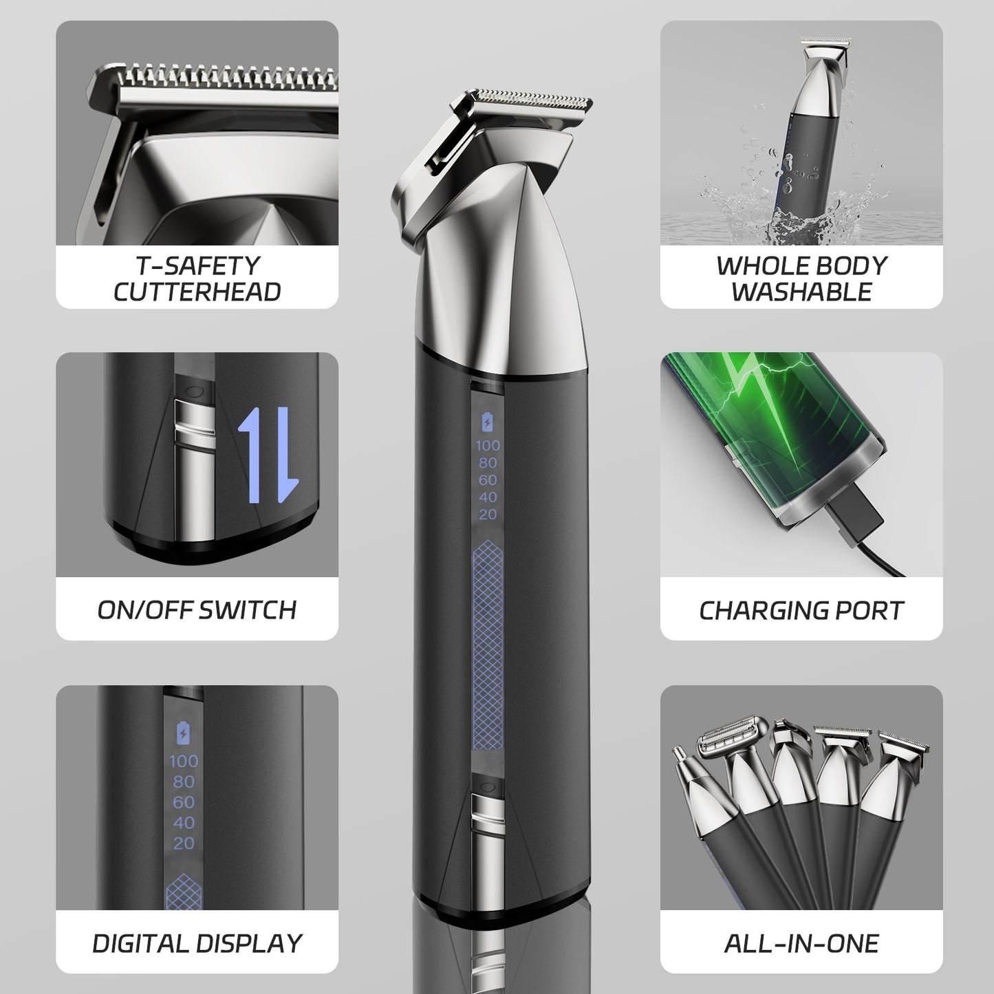 Trimco Pro™ – Alt-i-én Trimmer til Mænd